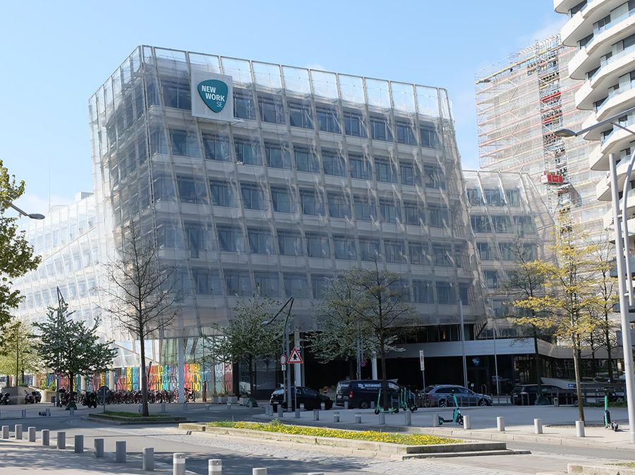 The Xing building in Hamburg