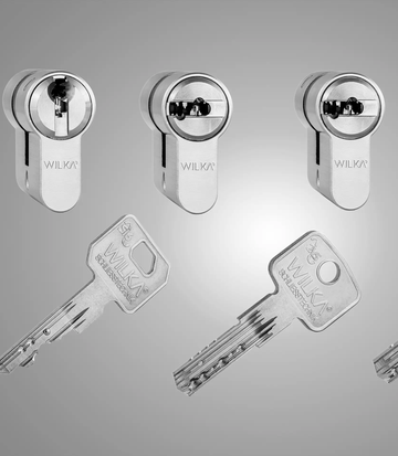 Mechanical locking cylinders from WILKA Mechanical locking cylinders from WILKA