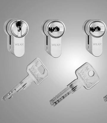 Mechanical locking cylinders from WILKA Mechanical locking cylinders from WILKA