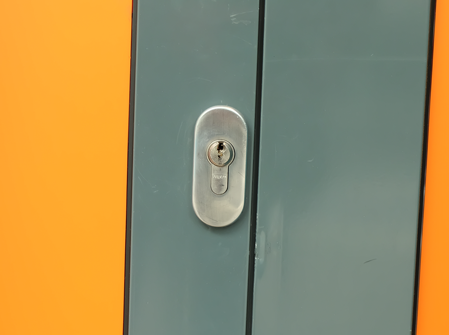 WILKA SI6 lock cylinder with vertical key guide